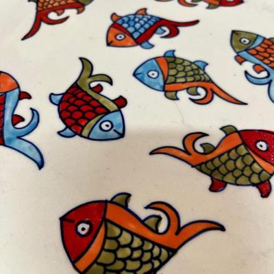 Pier 1 Fish chop plate
