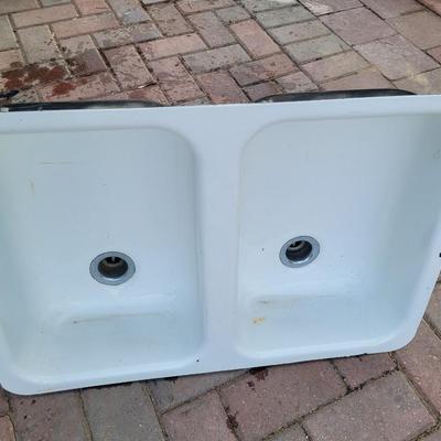 1970s Era Airstream kitchen sink