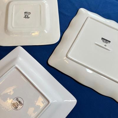 Lot of 3 Square trays