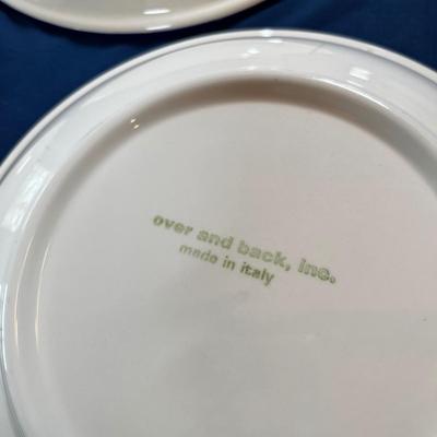 Lot of colorful plates and bowls