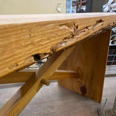 Rustic Wooden Bench