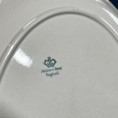 Vintage ironstone lot of platters