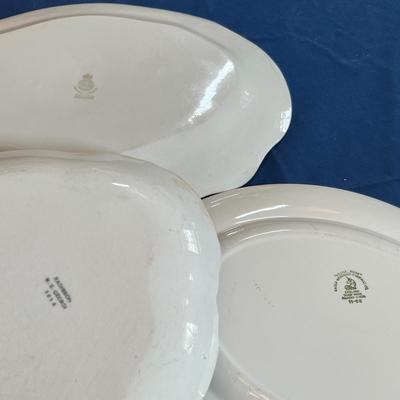 Vintage ironstone lot of platters