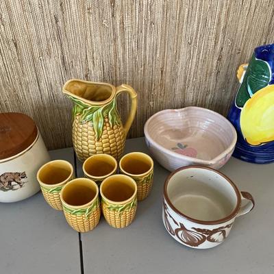 Corn cob pitcher and more