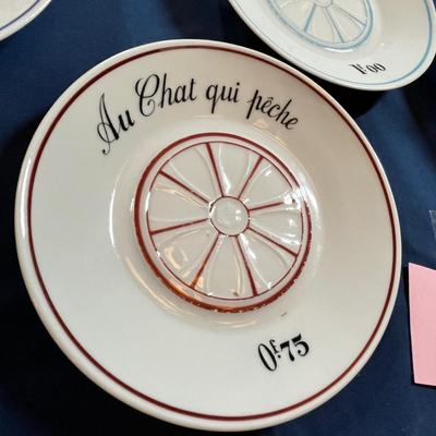 Lot of French plates
