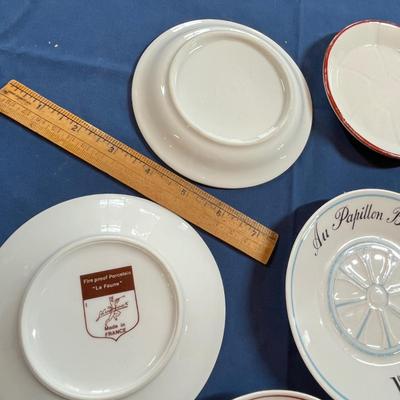 Lot of French plates