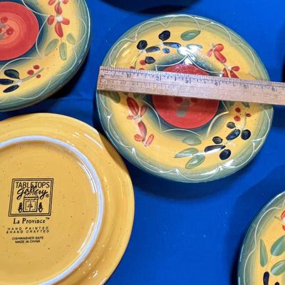 Lot of 7 bread plates
