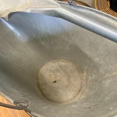 Metal Coal Bucket and Shovel