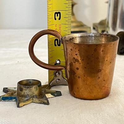 Signed Decorative Copper, Brass, Pewter Lot