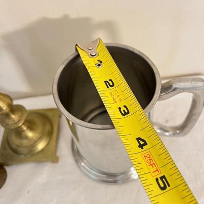 Signed Decorative Copper, Brass, Pewter Lot