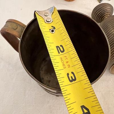 Signed Decorative Copper, Brass, Pewter Lot