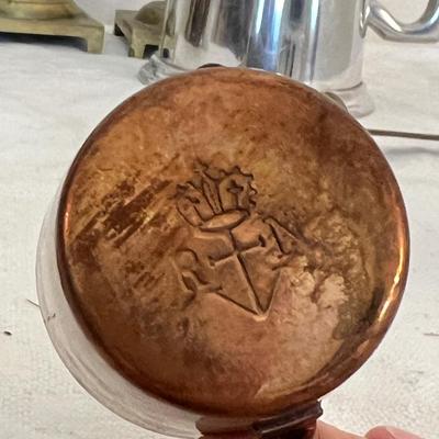 Signed Decorative Copper, Brass, Pewter Lot