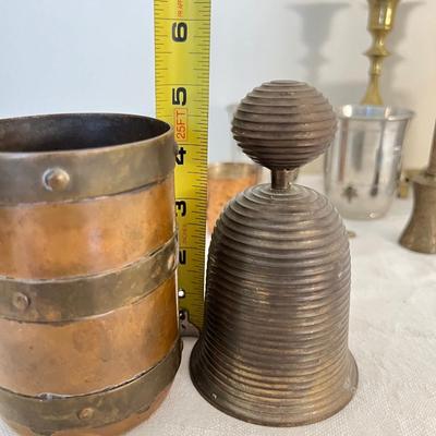 Signed Decorative Copper, Brass, Pewter Lot
