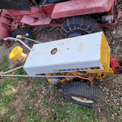 Gravely tractor, started and ran.