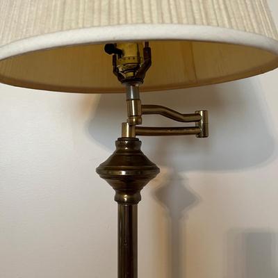 Vintage Brass Swing Arm Lamp