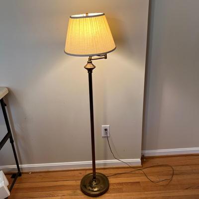 Vintage Brass Swing Arm Lamp