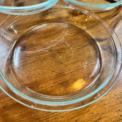 Pyrex pie plates