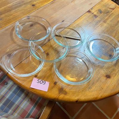 Pyrex pie plates