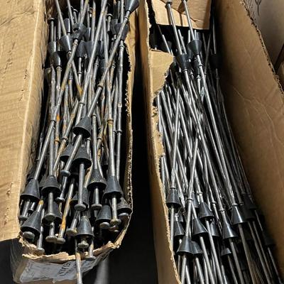 2 Boxes of metal Concrete Ties