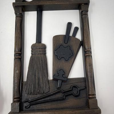 Four Vintage Homco Americana Wall Plaques