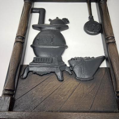Four Vintage Homco Americana Wall Plaques
