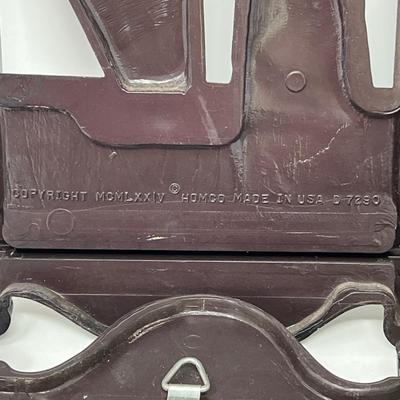 Four Vintage Homco Americana Wall Plaques
