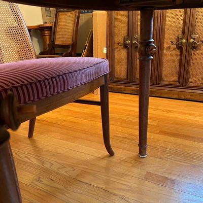 Vintage Drexel Wellington Dining Room Table & Chairs