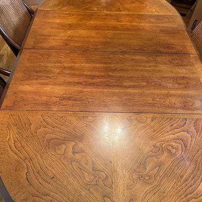 Vintage Drexel Wellington Dining Room Table & Chairs