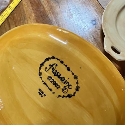Lot of 3 platters