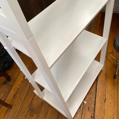 White Farmhouse Display Shelf