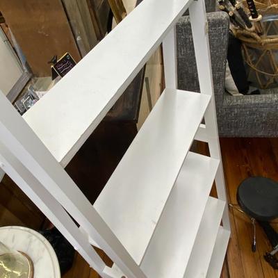 White Farmhouse Display Shelf