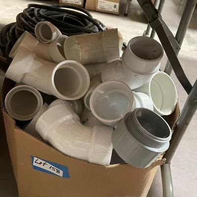 Box of mainly 3" PVC Connector Parts