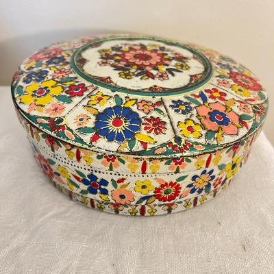 Vintage Tin & Wood Box Lot