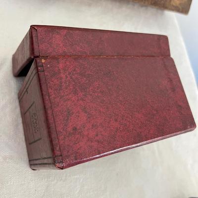 Vintage Tin & Wood Box Lot