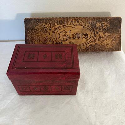 Vintage Tin & Wood Box Lot