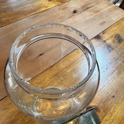 Antique jar w/ wooden utensils