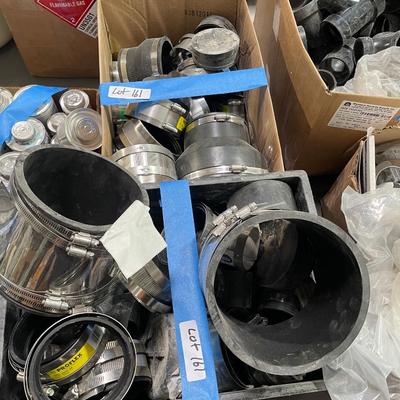 Crate of insulated Clamps/Couplings for PVC