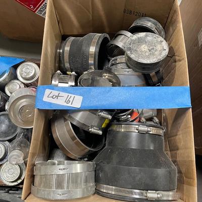 Crate of insulated Clamps/Couplings for PVC