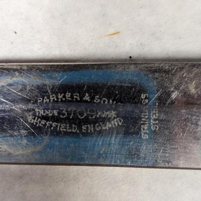 Parker & Sons Sheffield England Bakelite Carving Set