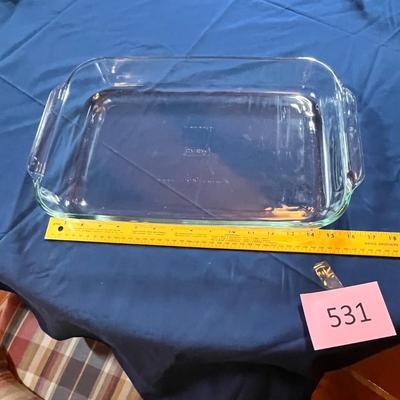 Large glass baker