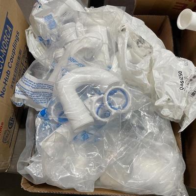 Lot of Drain Components - under sink components in bags 1-1/2 P-Traps