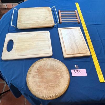 Assorted cutting boards