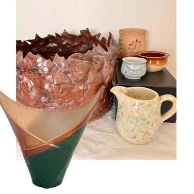 6 Pc. Pottery Ceramic Lot