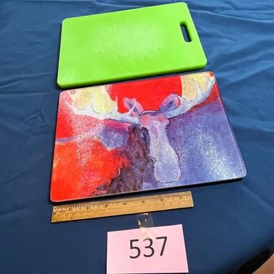 Two cutting boards