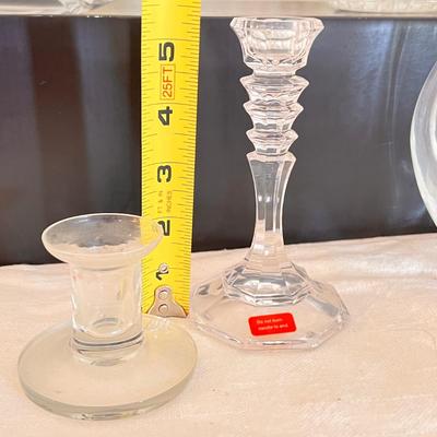 Etched Decorative Glass Lot