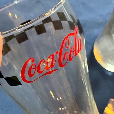 3 Coke Glasses