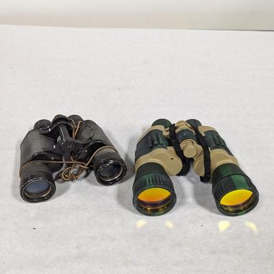 Set of Sportsman Binoculars Field Glasses