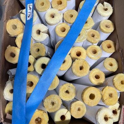 Large Box of thermal Pipe Insulation pieces - Dozens still in box all new