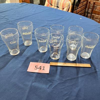 Lot of Coke glasses