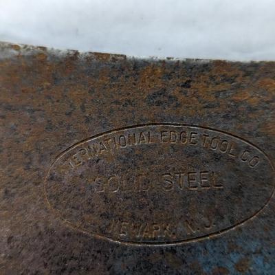 International Edge Tool Co. Cold Steel Newark N. J. Meat Clever